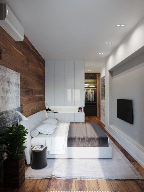 design of a small minimalist bedroom