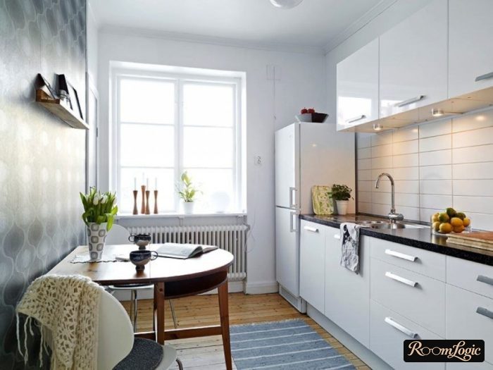design of a square kitchen 100 square feet