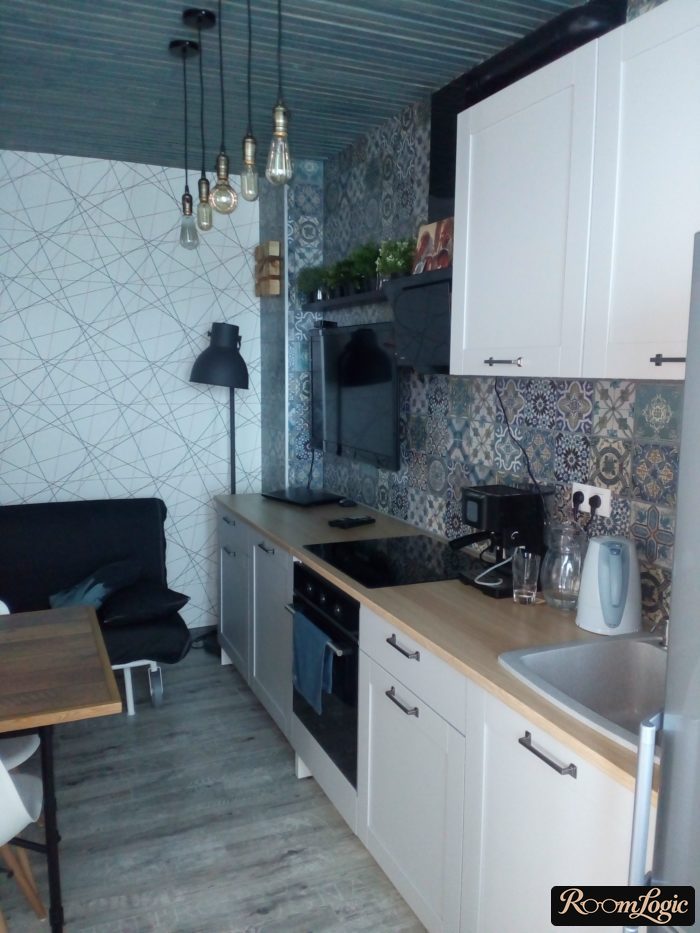 design of a square kitchen 110 square feet