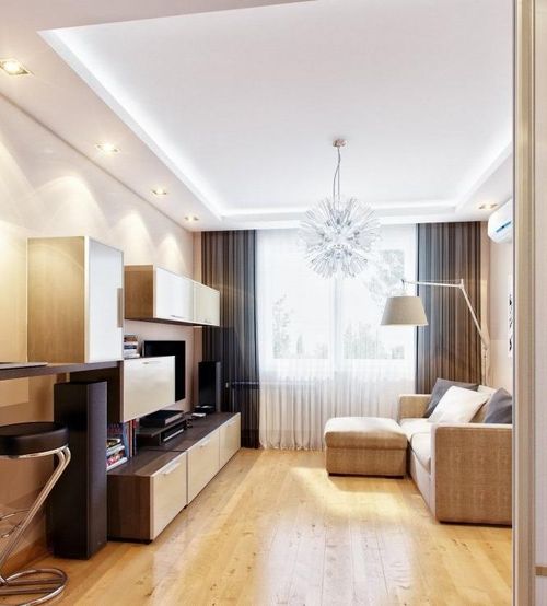 design of furniture in a small living room