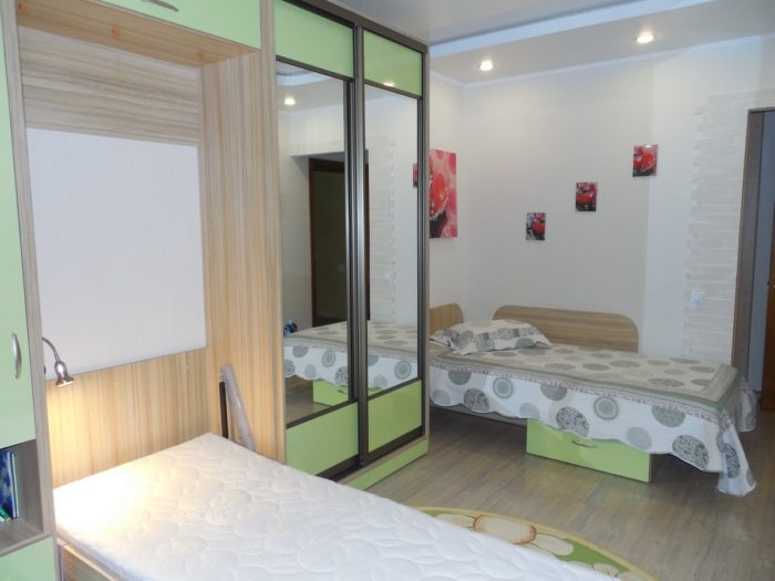 Design option for a kids' room for two children of different genders
