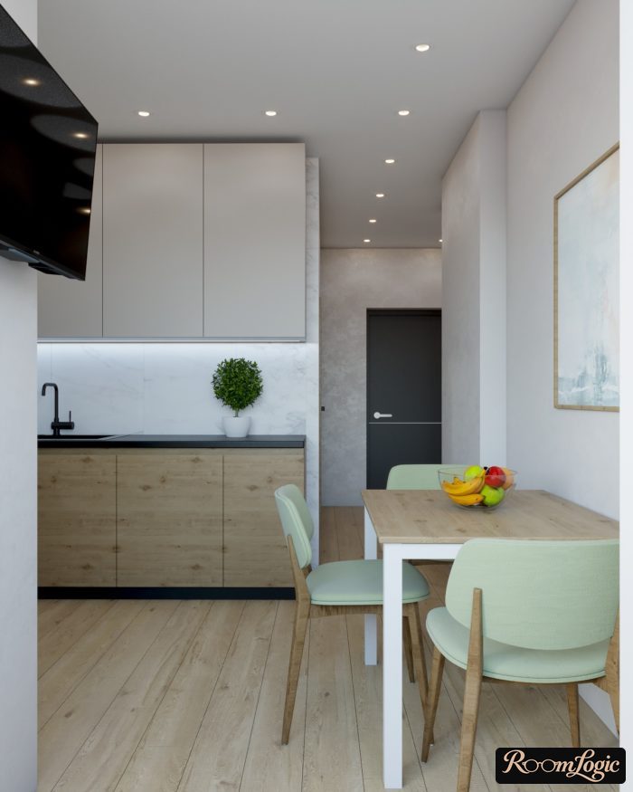 design project for 110 square feet kitchen