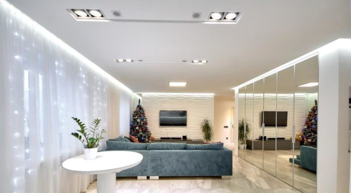 drywall ceiling design in the studio