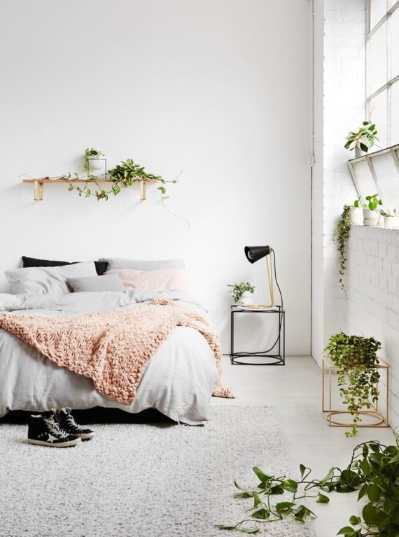 eco-minimalist bedroom