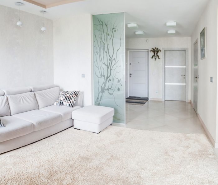 entryway combined with living room