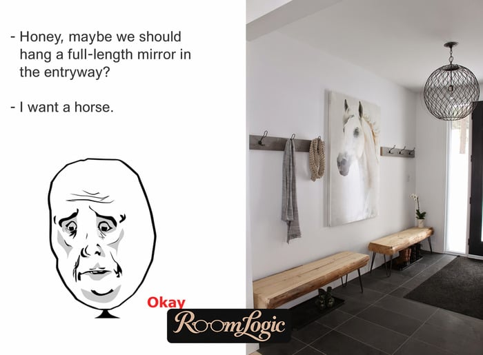 Apartment entryway design
