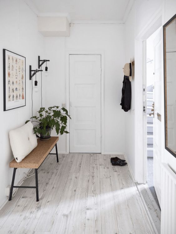 entryway in minimalism style
