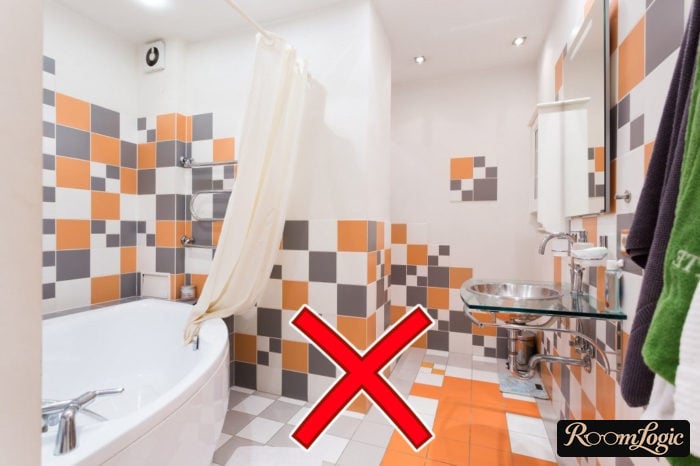 Error - outdated bathroom interior