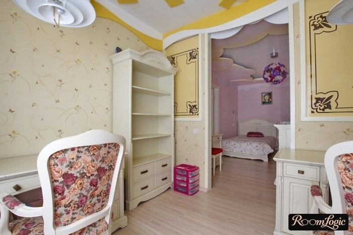 expensive repair in kids’ room for girl