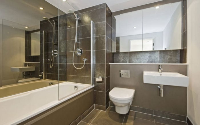 failed bathroom design with toilet