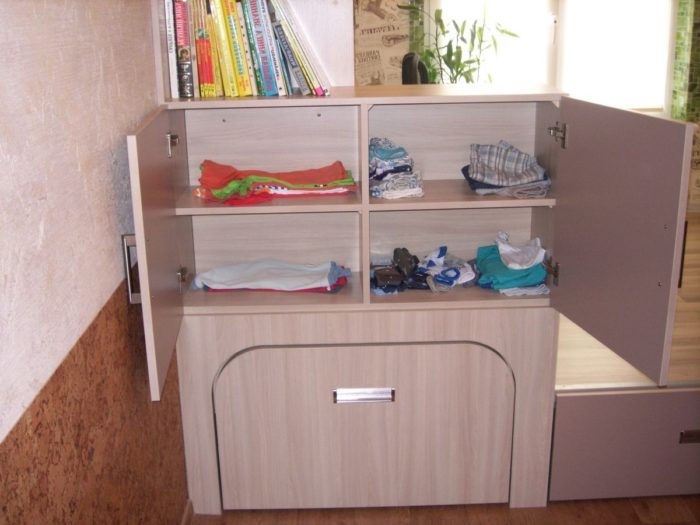 folding modular kids' bed