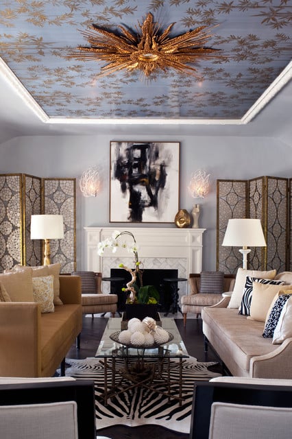 fresco ceiling art deco