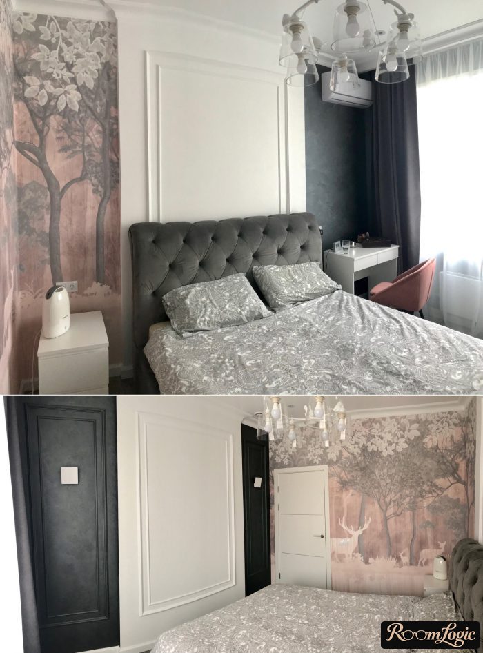 furniture for small bedroom with corner closet