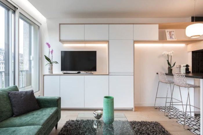 furniture idea for studio apartment