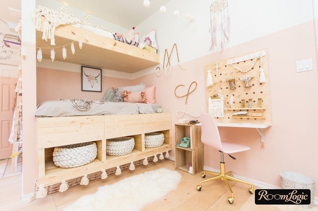gentle scandinavian kids' room