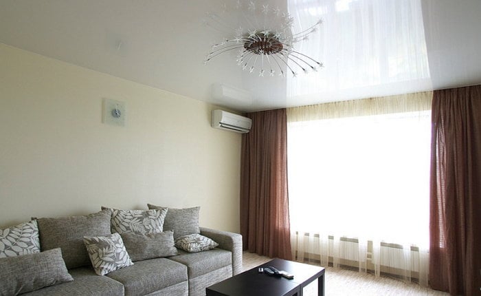 glossy or matte stretch ceiling