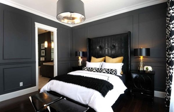 gothic style in the bedroom