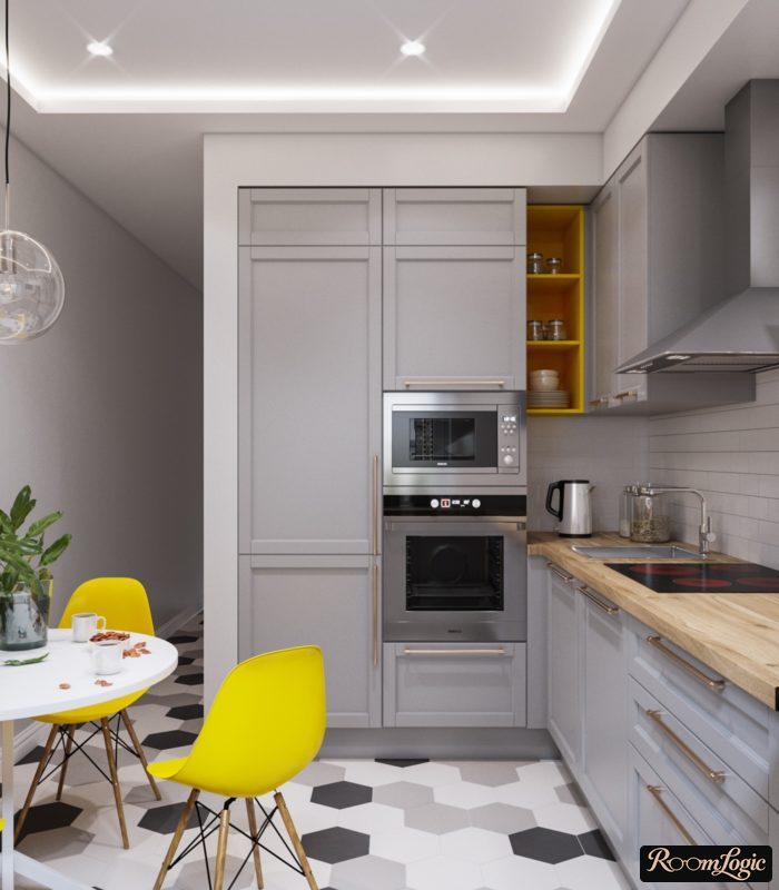 gray classic kitchen