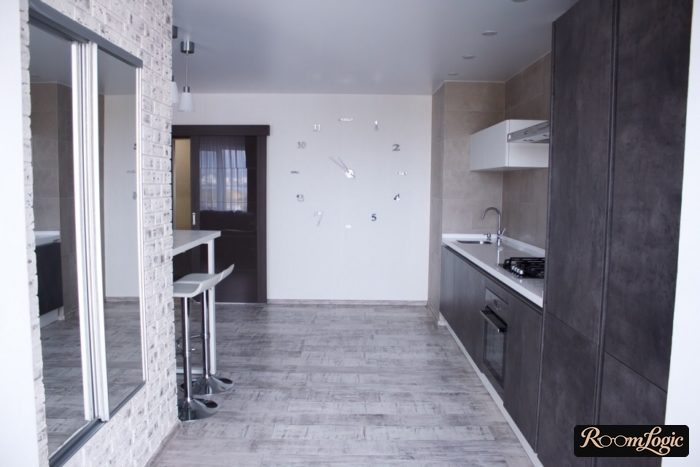 gray kitchen design