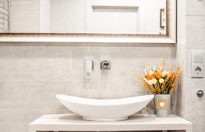 gray tile for the bathroom