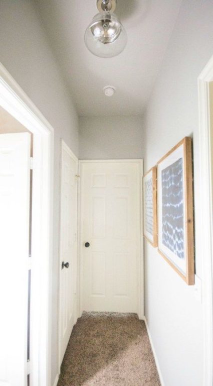 hallway design in tiny apartment