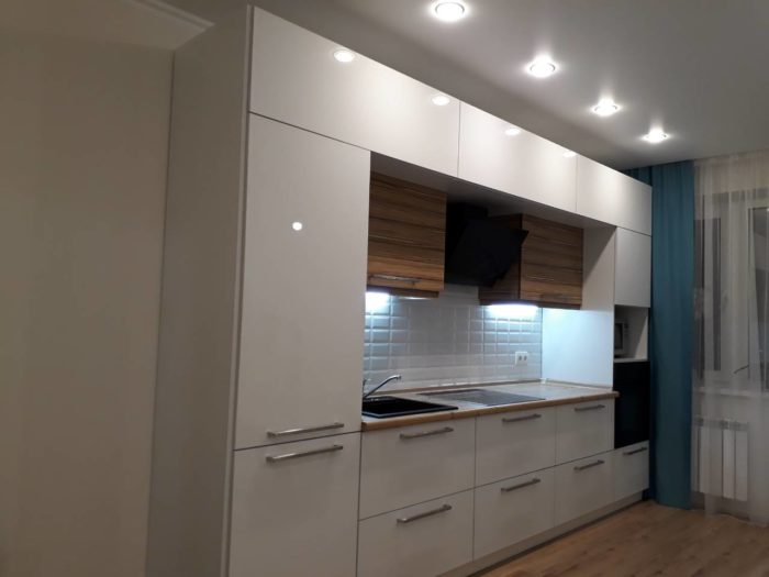 High small white kitchen