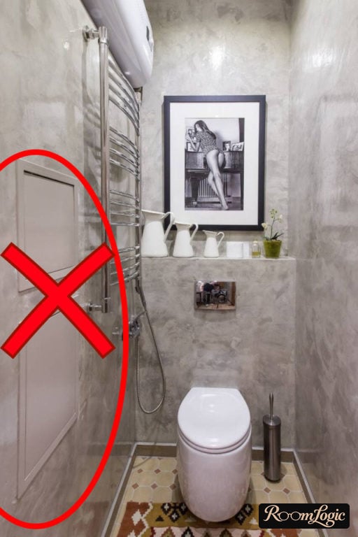 how not to design bathroom access panels in the toilet bathroom design