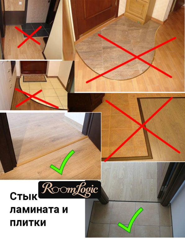 how to properly tile and laminate the floor in a hallway