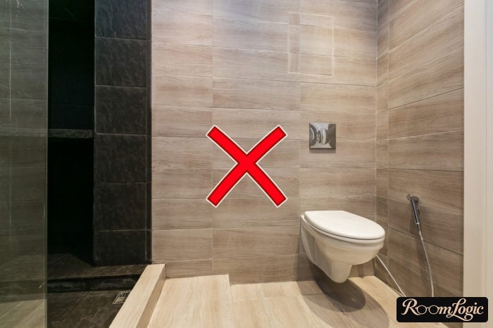 Incorrect tile layout to look like wood
