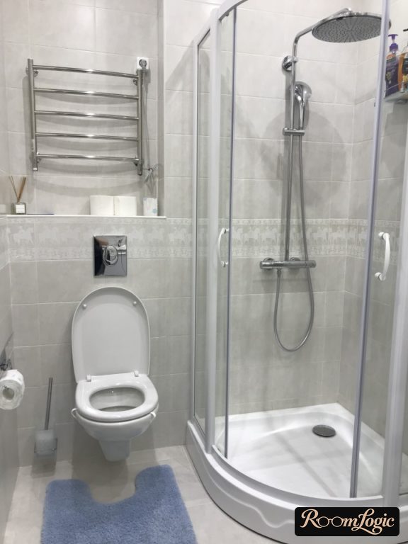 Inexpensive way to organize a shower area