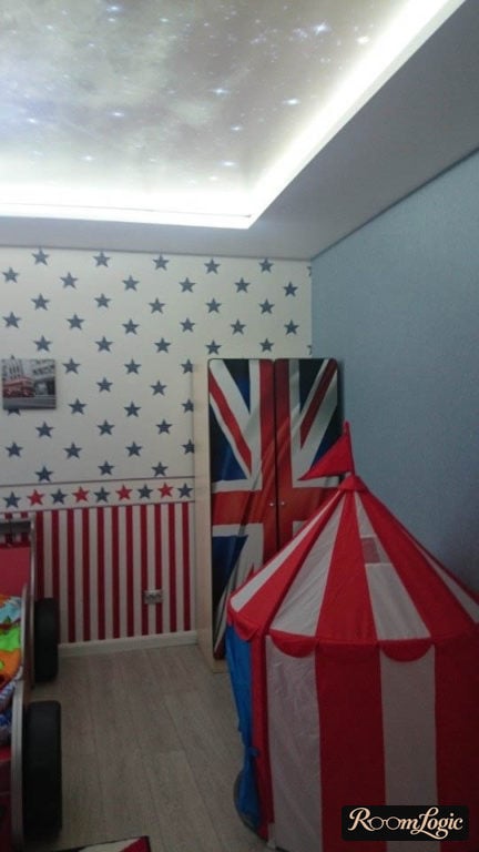 interior of a kids' room in an English style