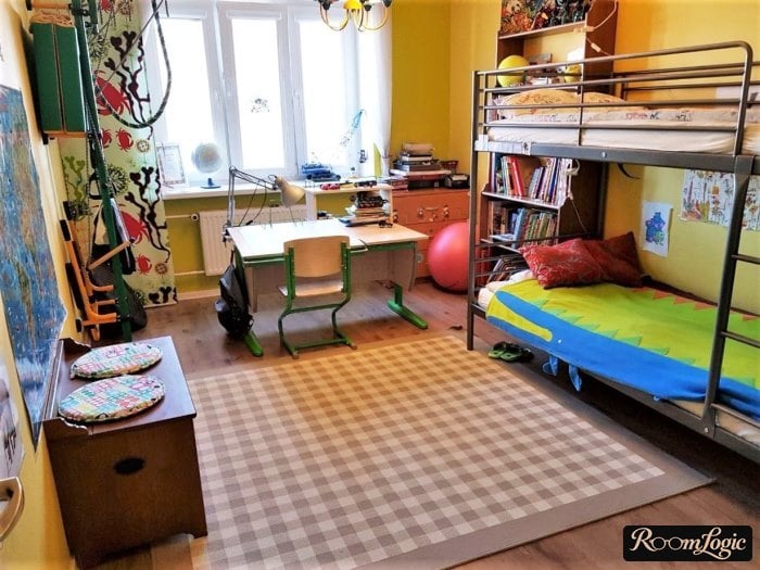 iron kids' room bunk bed