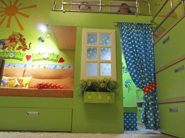 kids' room forest fairy tale