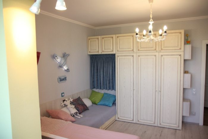 kids' room in classical style for boys and girls