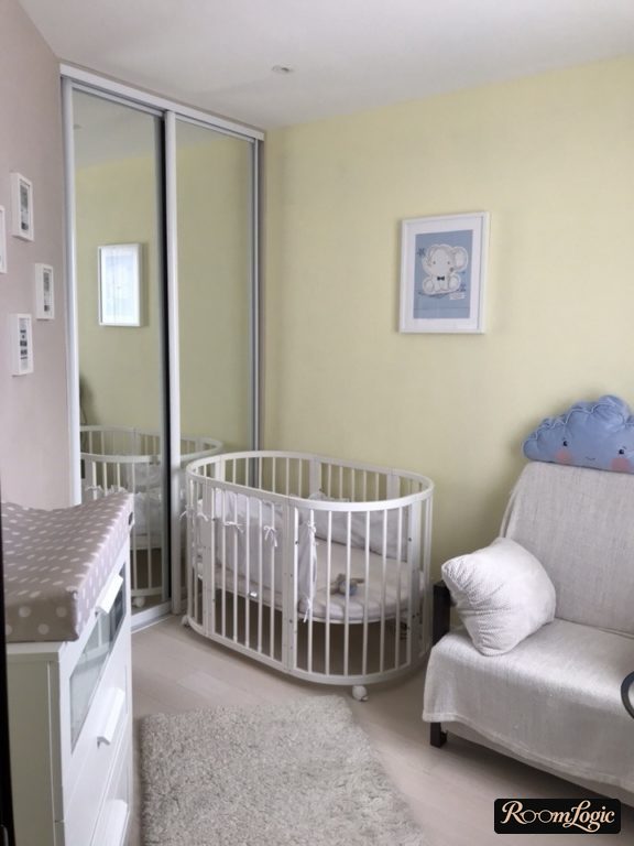 kids' zone in studio apartment