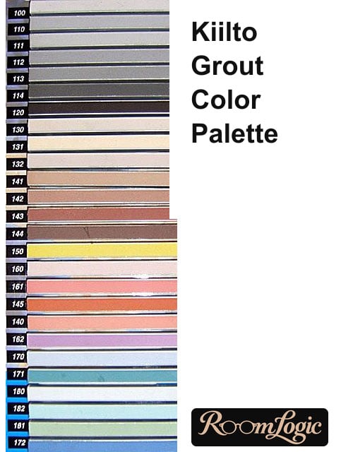 Bathroom tile grout color