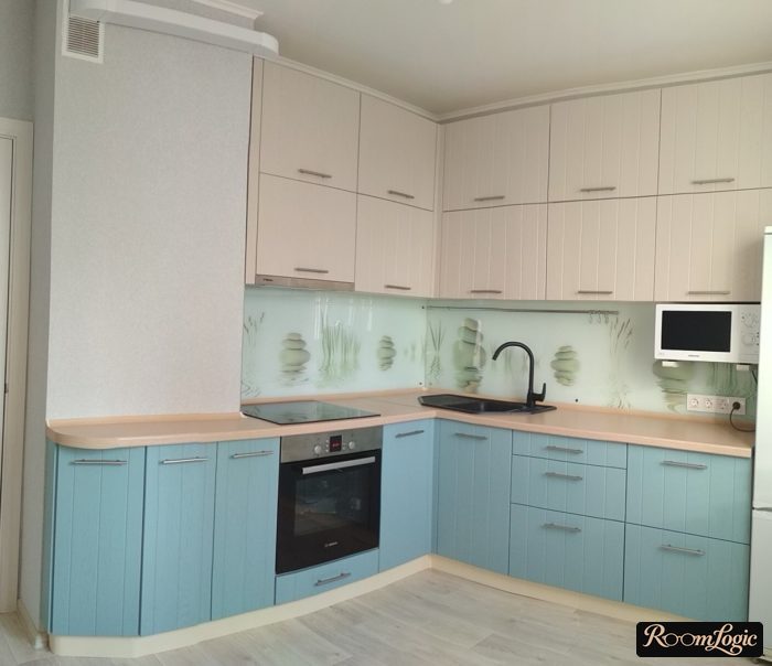 kitchen 100 square feet layout and design with refrigerator
