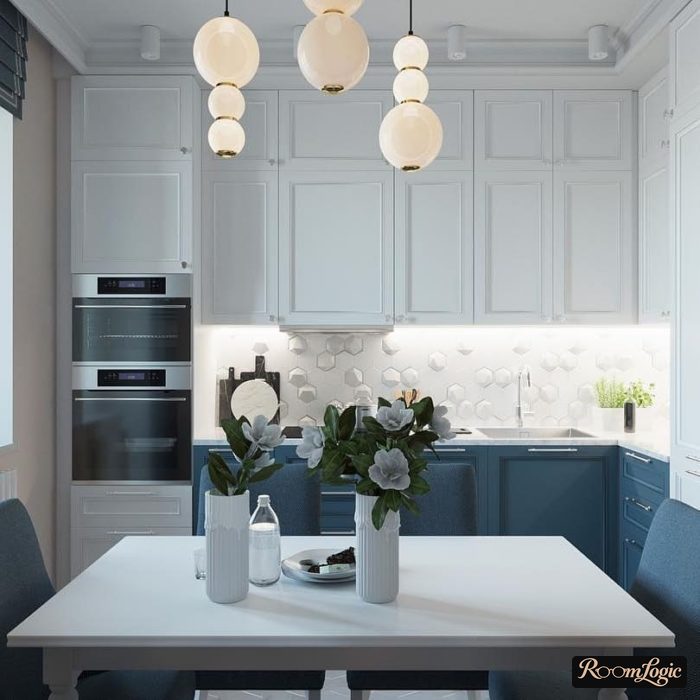 kitchen 100 square feet with sofa