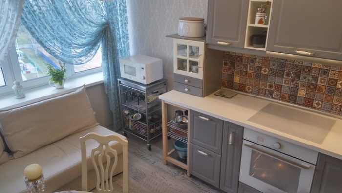 kitchen cabinets in modern classic style