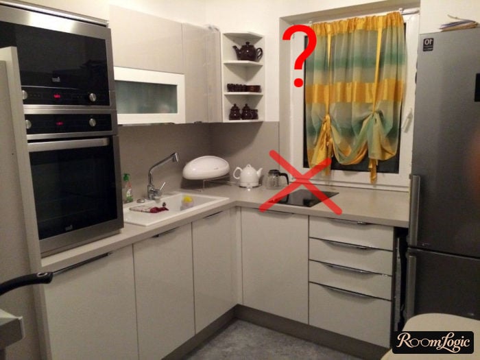 kitchen in a tiny apartment 6