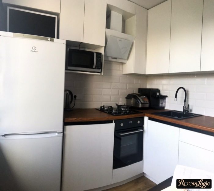 kitchen in a tiny apartment 65 square feet