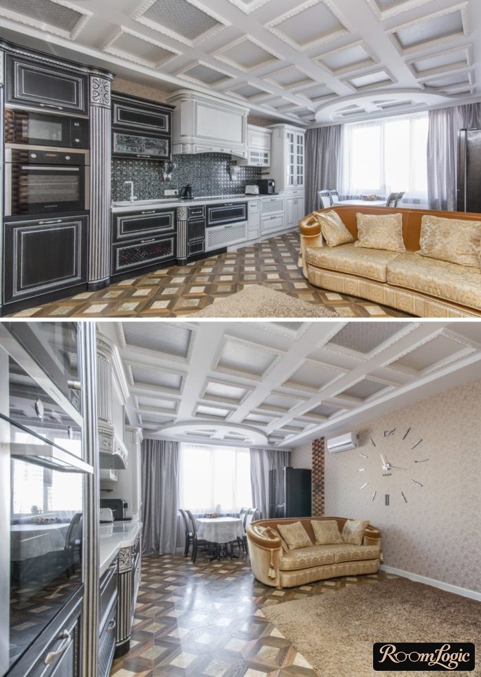 kitchen-living room classic
