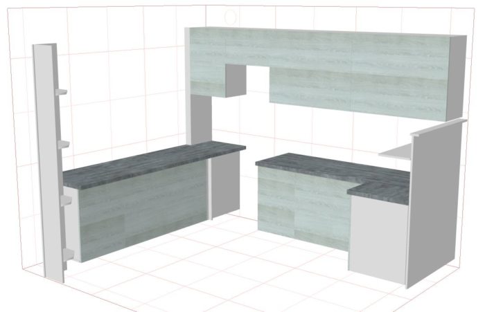 kitchen project from pro100 program