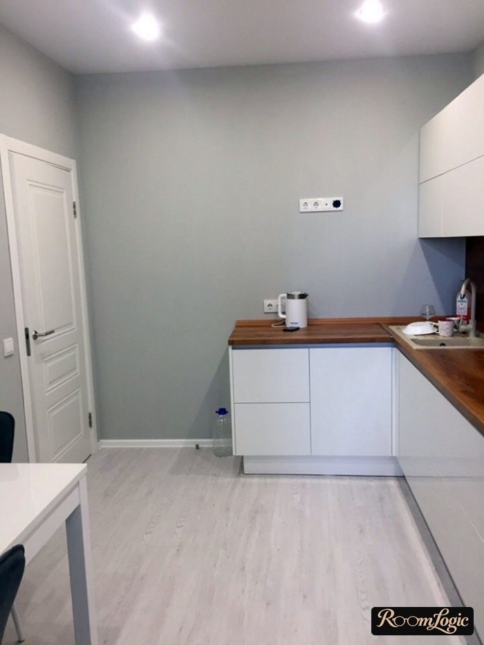 kitchen with sofa 130 square feet