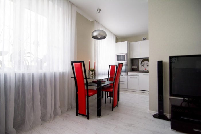 kitchen without door