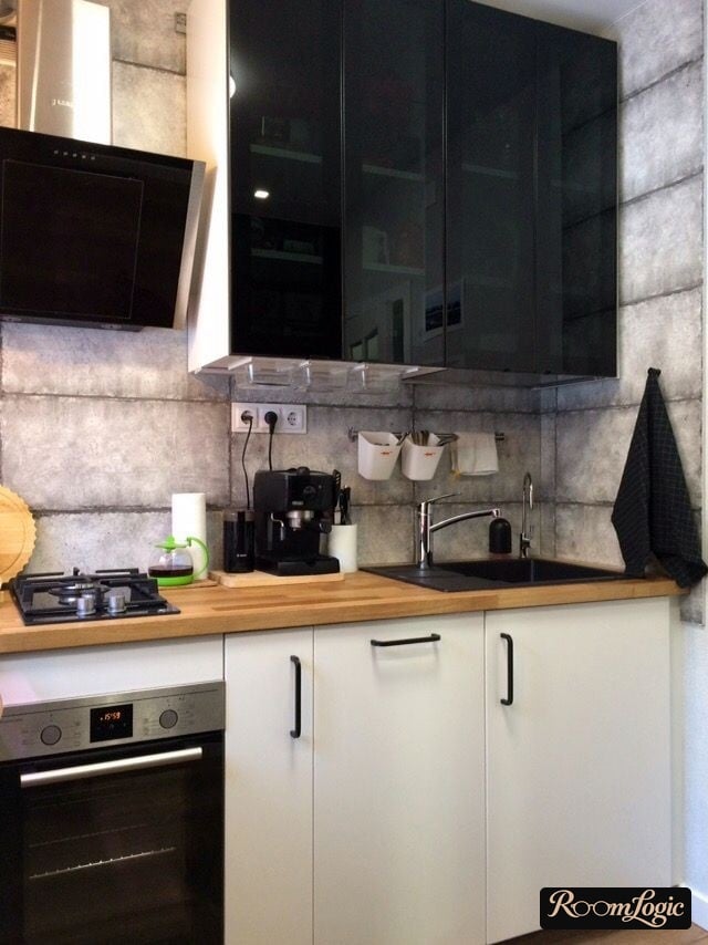 kitchens in 65 square feet apartment