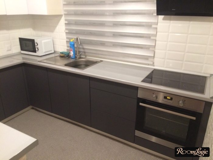 kitchens in gray tones in modern style
