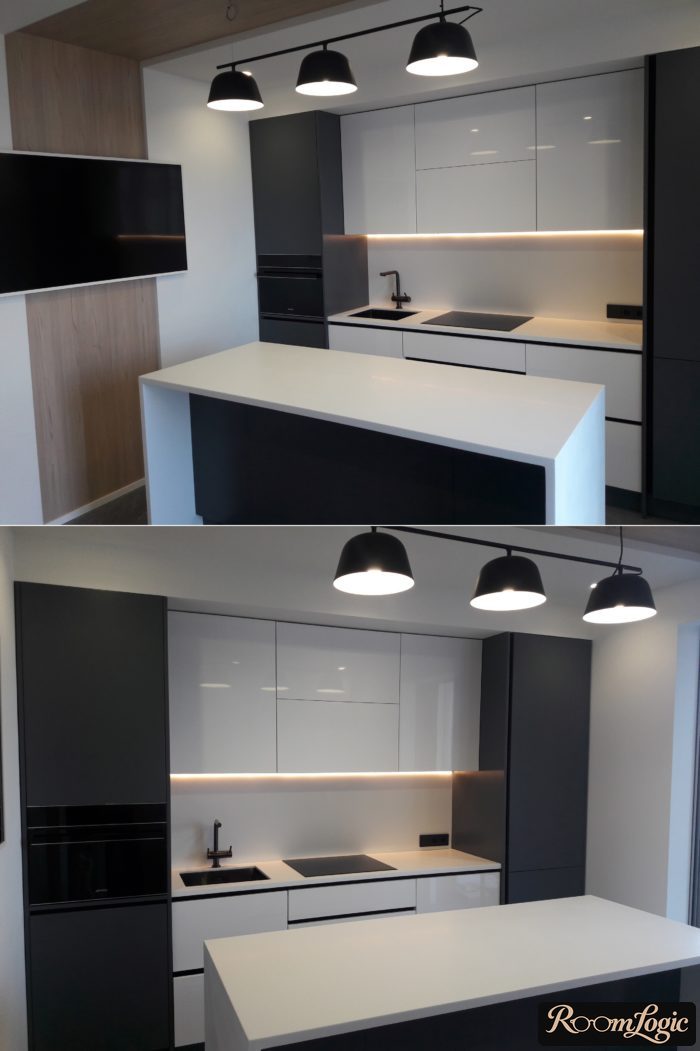 kitchens in high tech style in real apartments