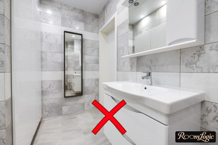 large gap between tile