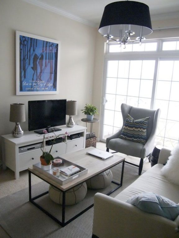 Large window and natural light in small room